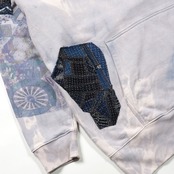 SASHIKO KIMONO BOX HOODIE