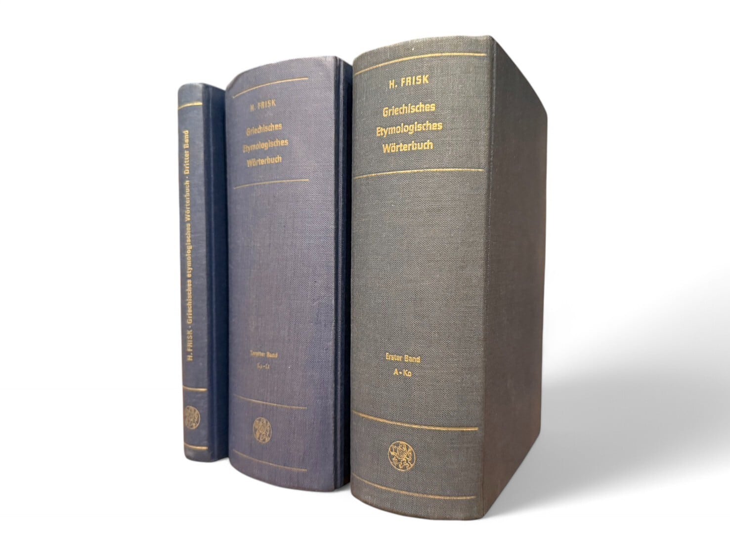 【SG130】Griechisches Etymologisches Wörterbuch : Compleat set in 3 volumes(1960,1970,1972) / Hjalmar Frisk