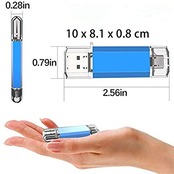 KOOTION 32GB USBメモリー タイプC USBフラッシュドライブ 2in1 Type-C + USB A(USB3.1 gen1) サムドライブ 高速デュアル 最大90 MB/s OTG サムドライブ スマホメモり タイプC