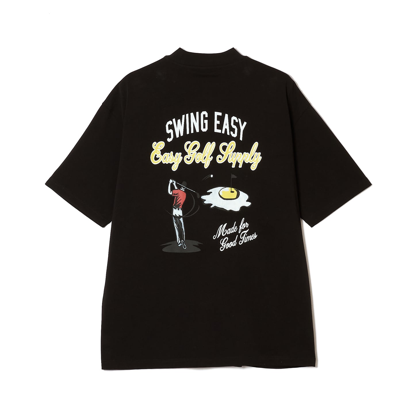 EasyGolf MOCK NECK TEE (BLK) | ENTI