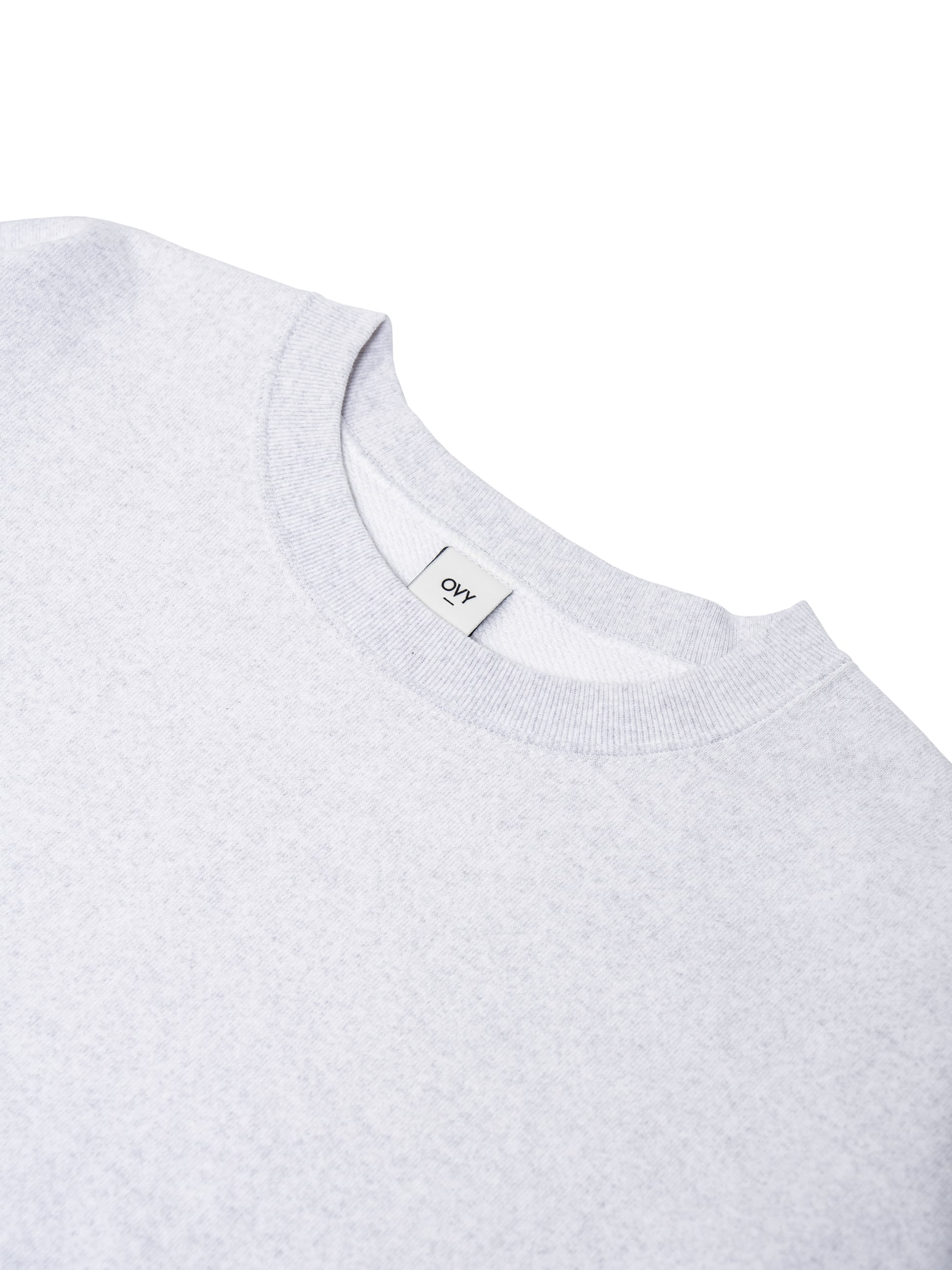 Original Fabric Basic Crew Neck Sweat (top gray) | OVY