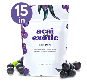 acai pure（無糖） - 15袋（100g×60パック）