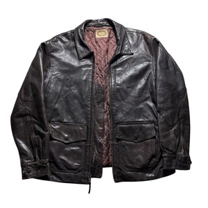 vintage 1980’s BANANA REPUBLIC leather sport jacket