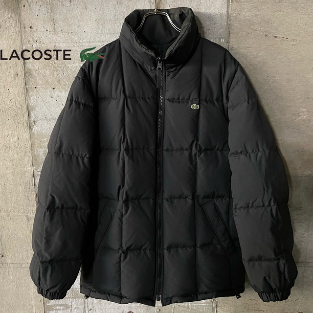 〖LACOSTE〗logo embroidery reversible down jacket/ラコステ ロゴ刺繍 リバーシブル ダウン ジャケット/lsize/#0225