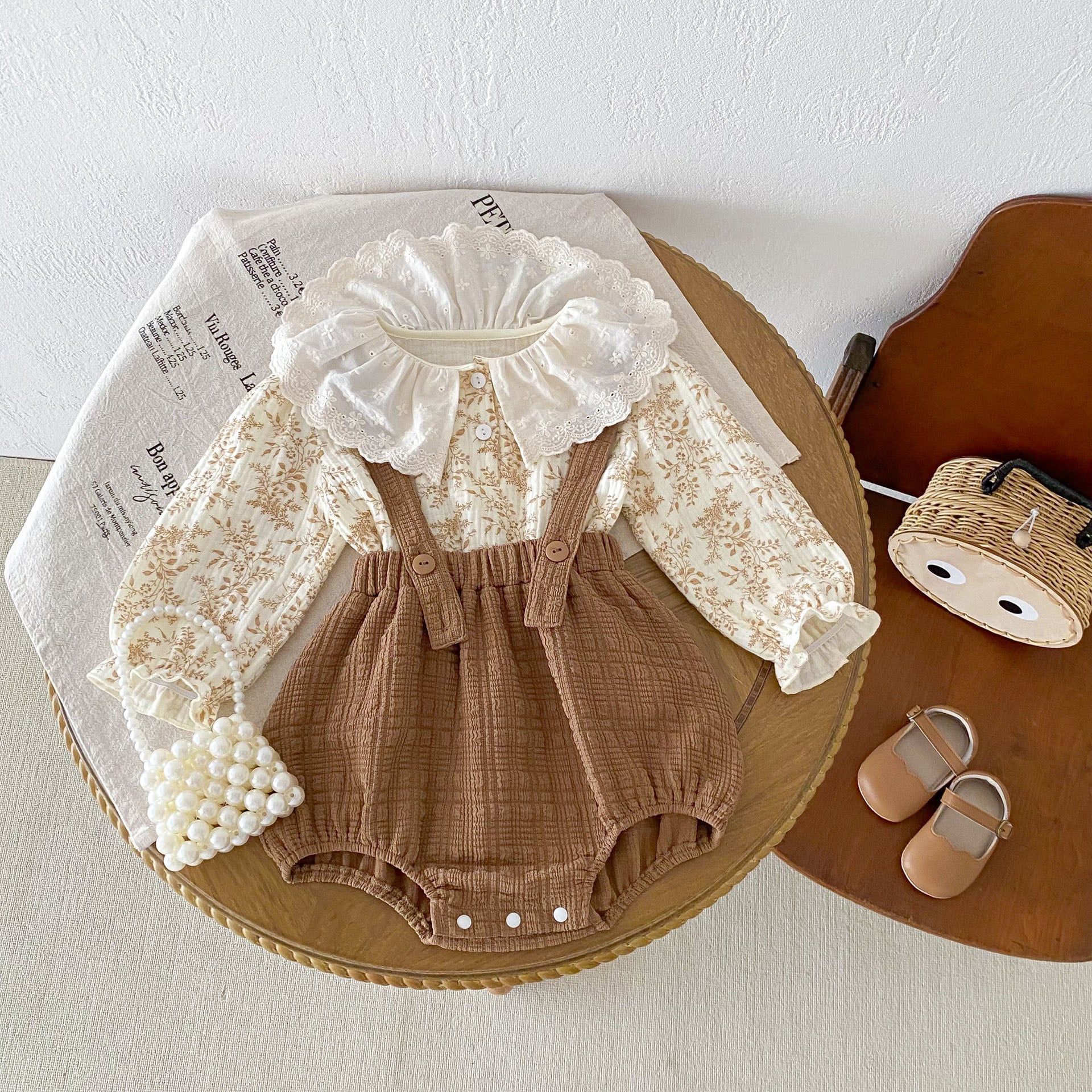 BABY】秋新作 ブラウンサロペット | Betty