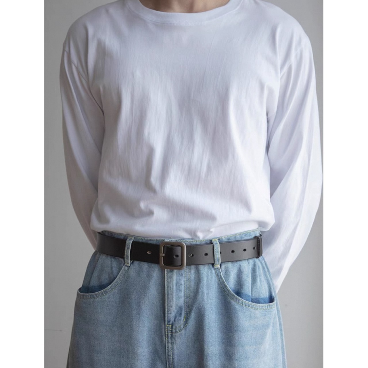 Classic leather belt 0525 - 4