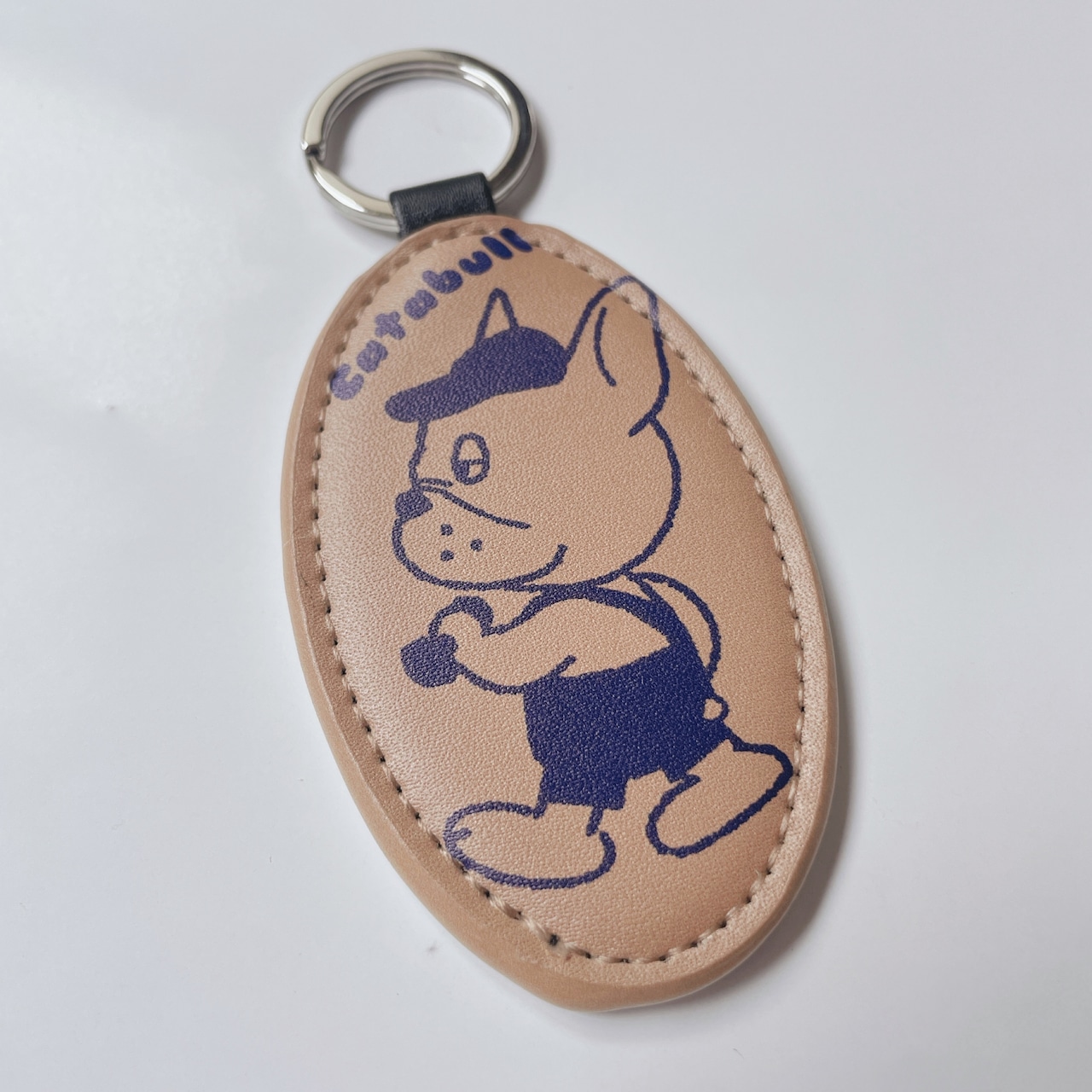 カタブル レザーキーホルダー【ライトブラウン】