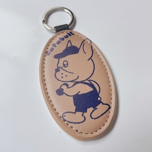 カタブル レザーキーホルダー【ライトブラウン】