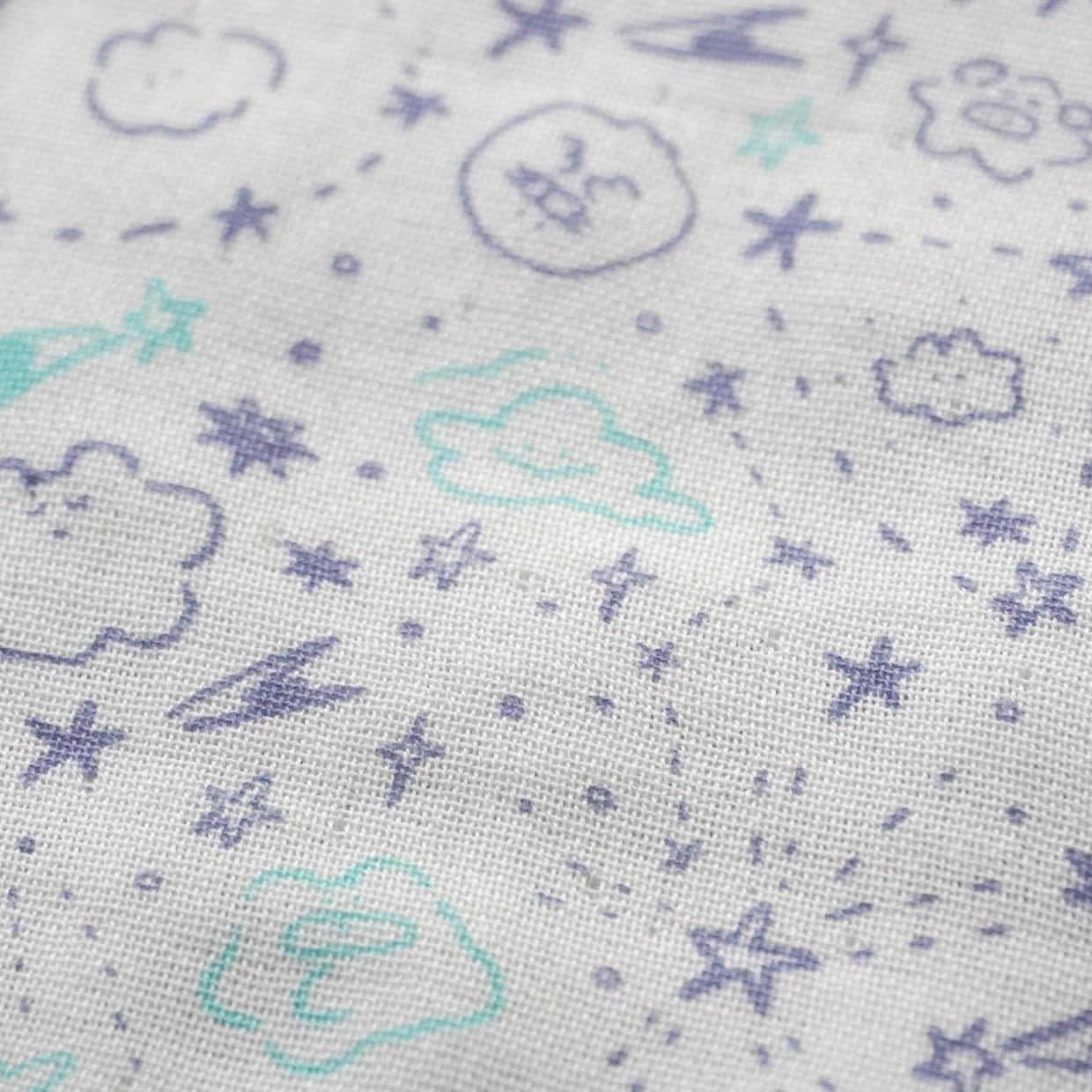 星空ブランケット / ブルー（MKB-022）*mokmok chan baby | もくもく