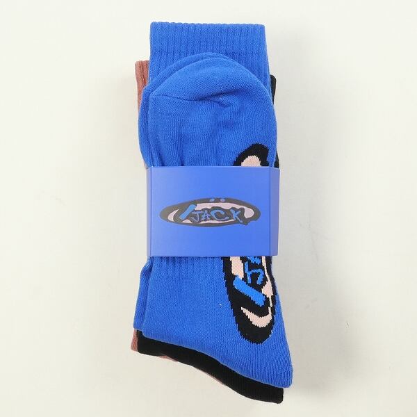 TRAVIS SCOTT CACTUS JACK BASIC3PACKSOCKSレッグウェア TRAVIS SCOTT