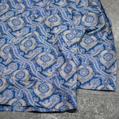 paisley pattern cotton pajama shirt