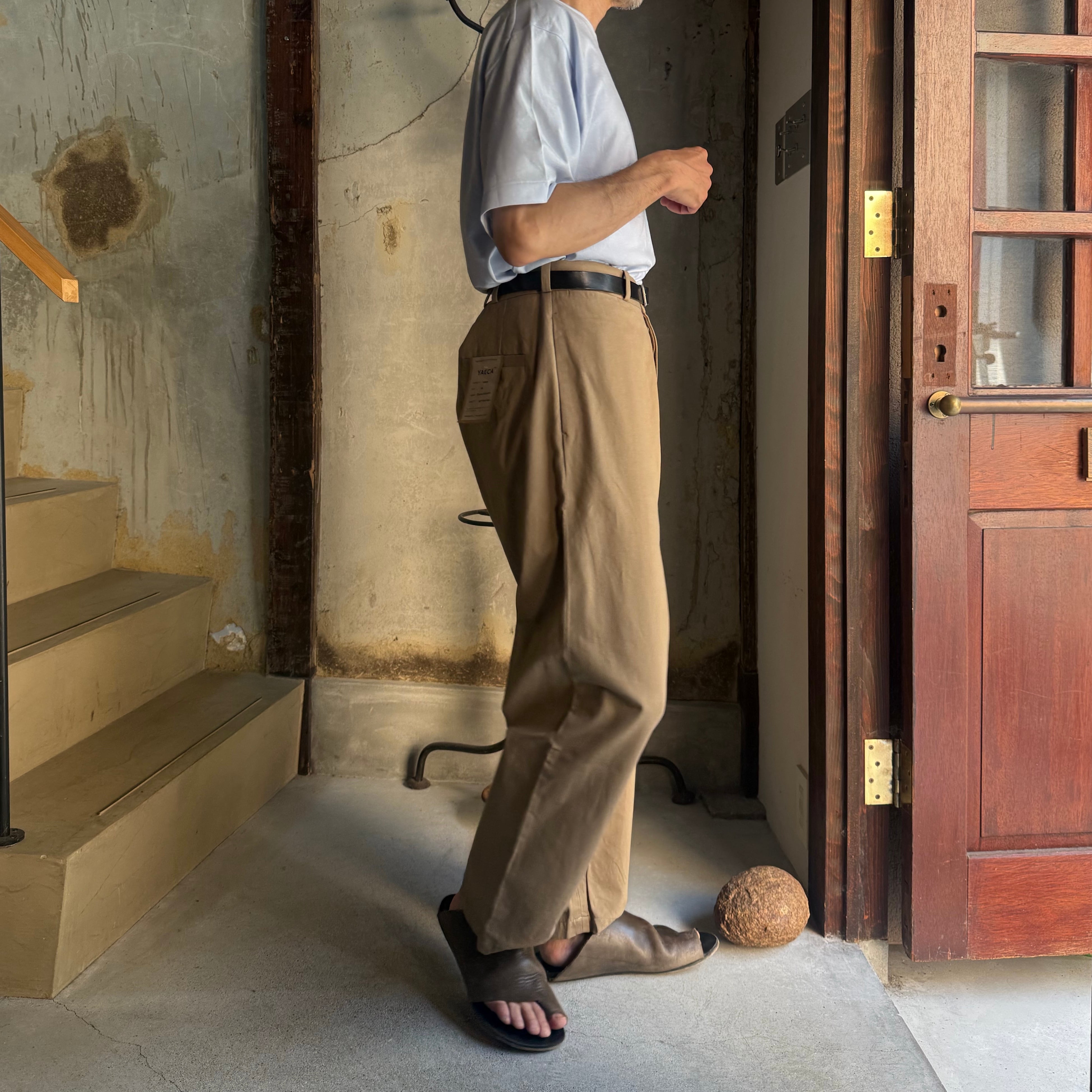 【新品未使用】YAECA チノパン カーキ サイズ32 YAECA チノパン ストレート KHAKI 〔レディース〕 YAECA通販