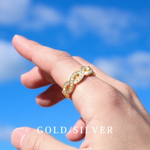 Iced Out Figure Eight Ring MR1-45