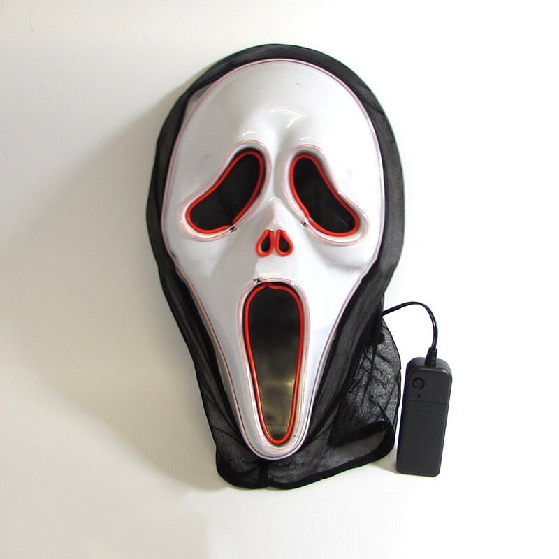 海外発送】SCREAM スクリーム ハロウィン LED マスク/仮装/クラブ