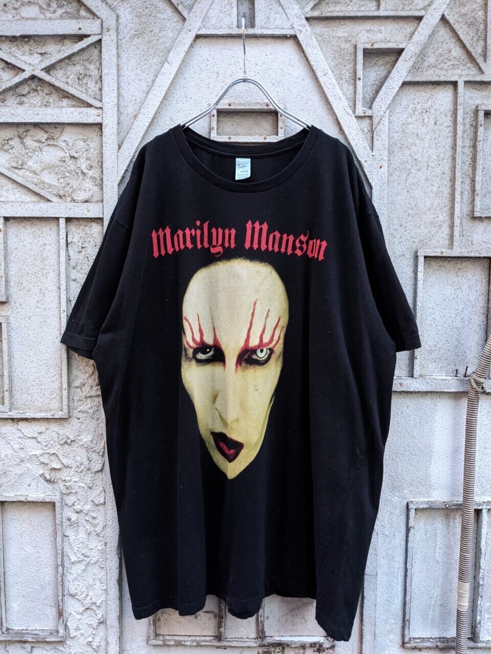 "MARILYN MANSON" print tee vintage