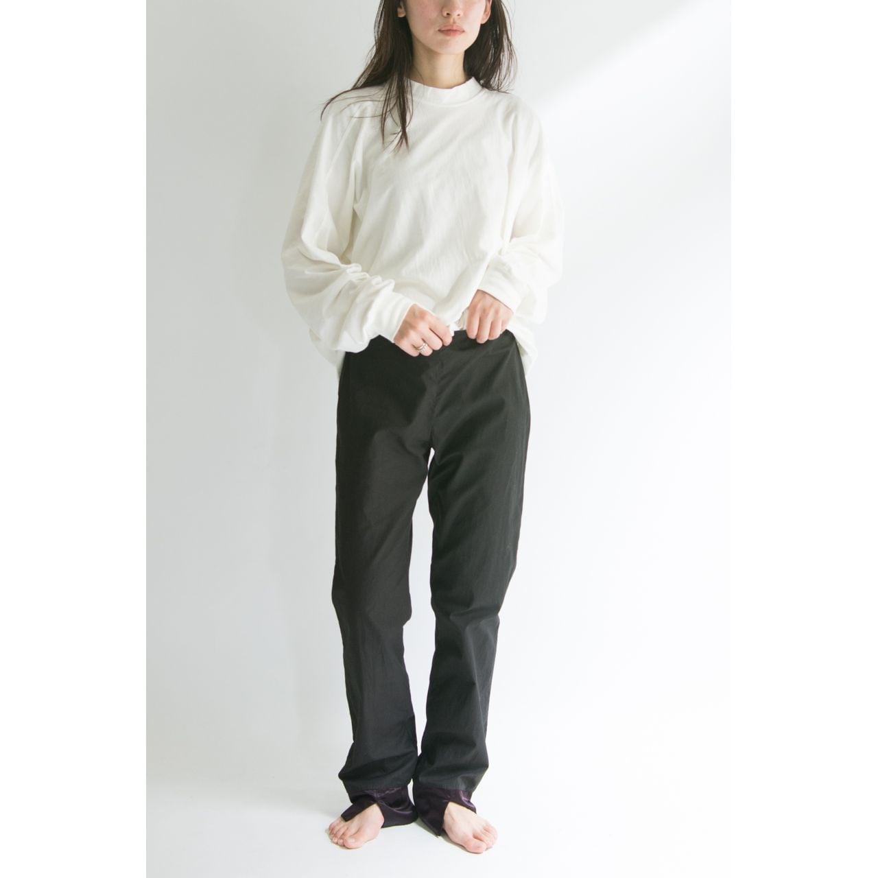 【JEAN COLONNA】Made in Italy 90's cotton straight pants（ジャンコロナ イタリア製 コットンストレートパンツ）5d