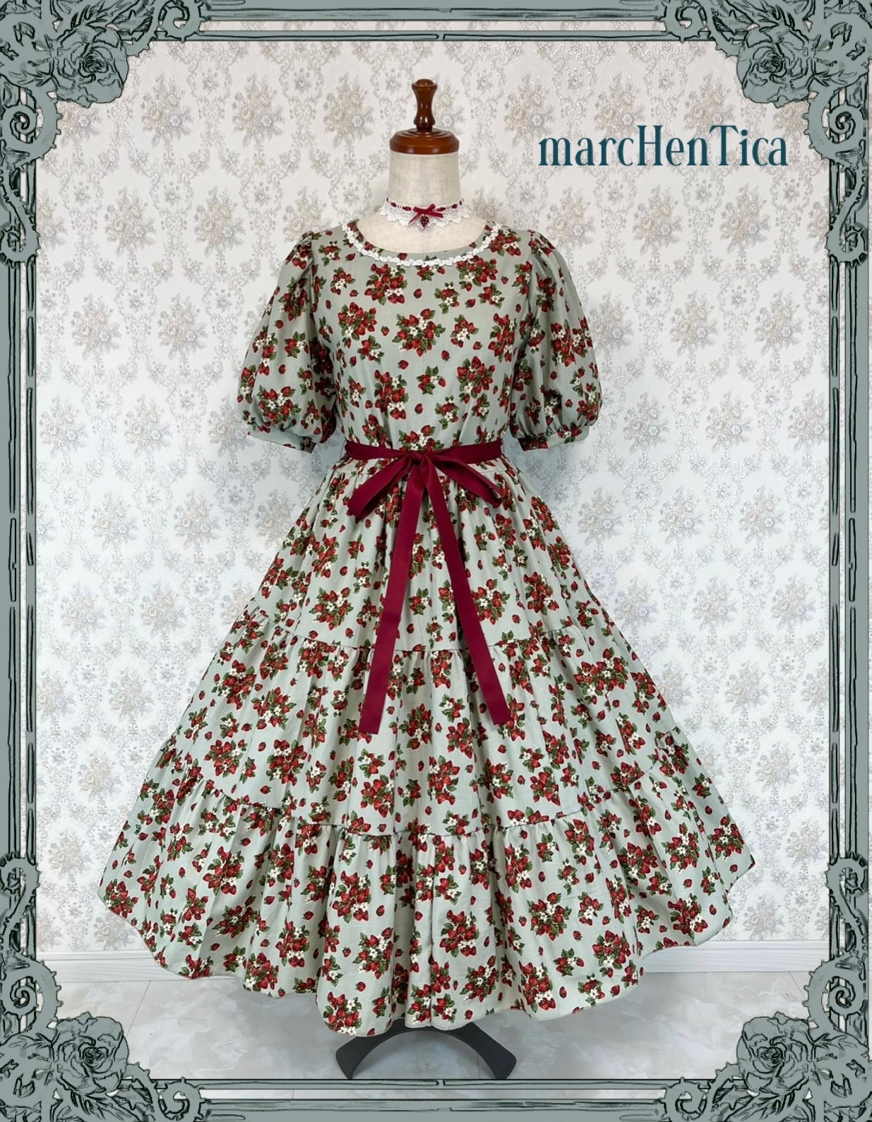 スイートストロベリーワンピース | HirokoTokumine