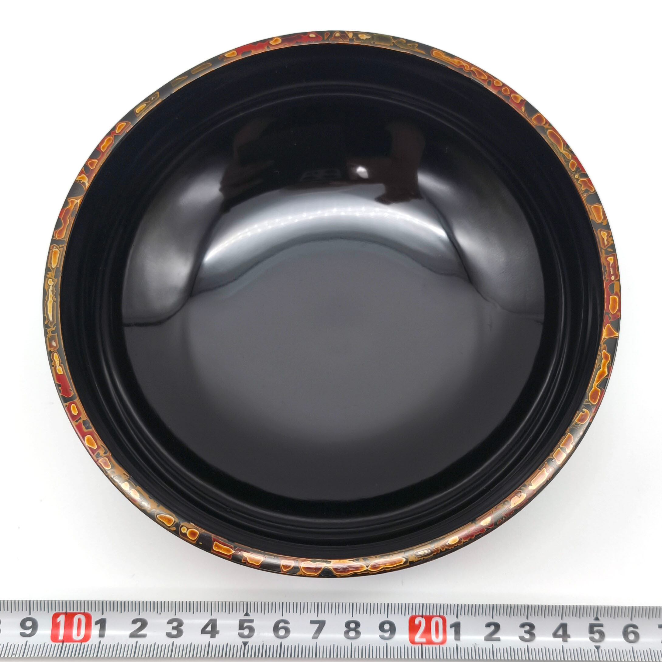 津軽塗（唐塗）バカ塗り・菓子器・銘々皿セット・漆器・伝統工芸・No