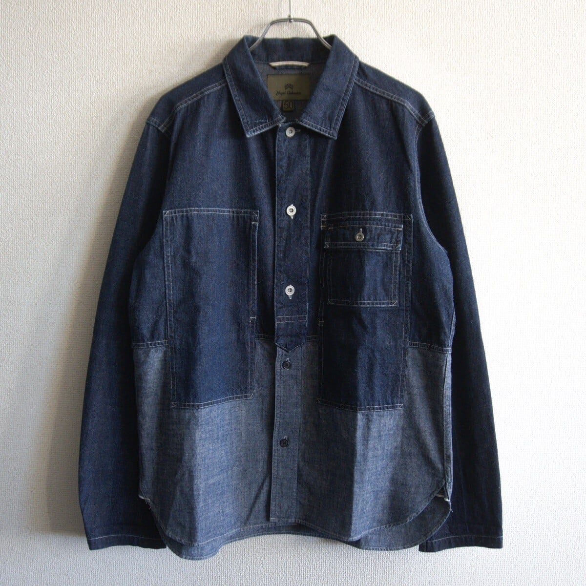 美品/ビッグサイズ】 NIGEL CABOURN 【MALLORY VEST Harris Tweed】52