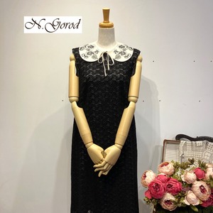 『N.Gorod』の付け衿　No.2402-001-A-V-srose-0013