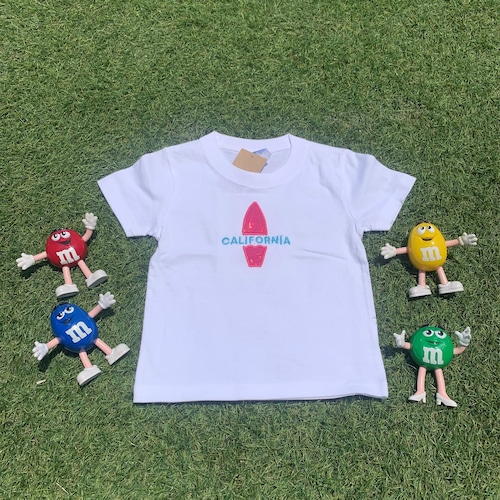 【SIZE：100】KIDS TEE　刺繍　アップリケ