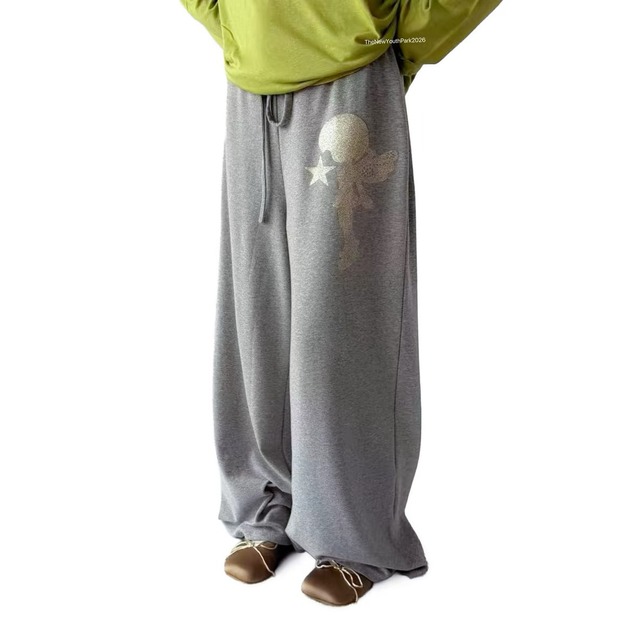 [TheNewYouthPark] smoke gray angel pants
