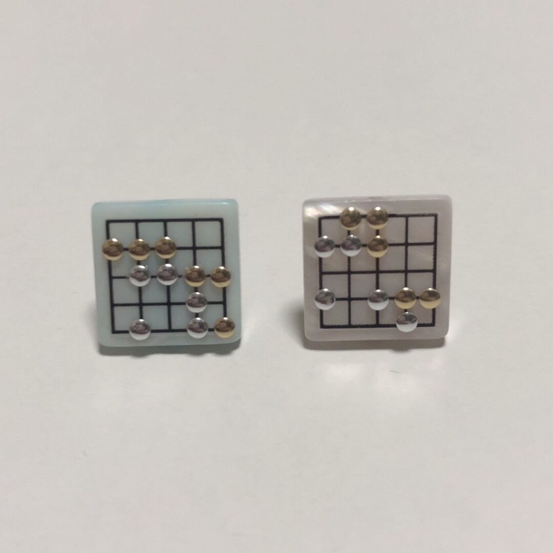 碁盤 詰碁 ラペルピン タイタック 囲碁アクセサリー 囲碁グッズ 碁盤 詰碁 ラペルピン タイタック 囲碁アクセサリー 囲碁グッズ