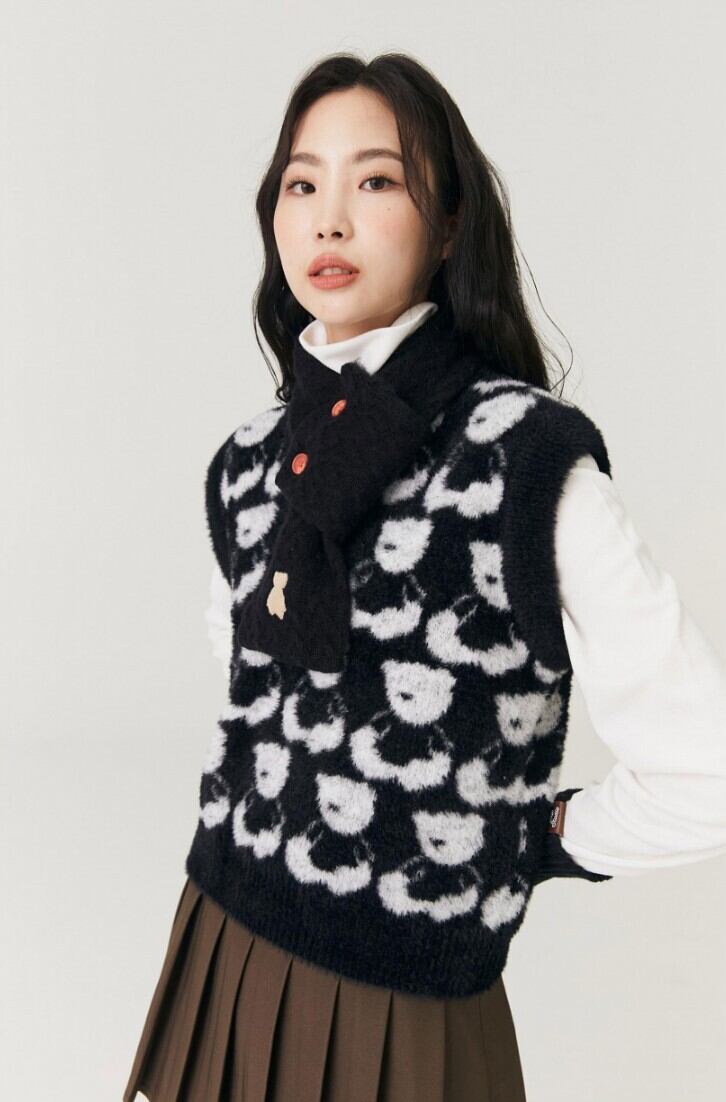 aespa マフラー ☆AESPA ウィンター 着用！！【Aqo Studio】SHORT BUTTON