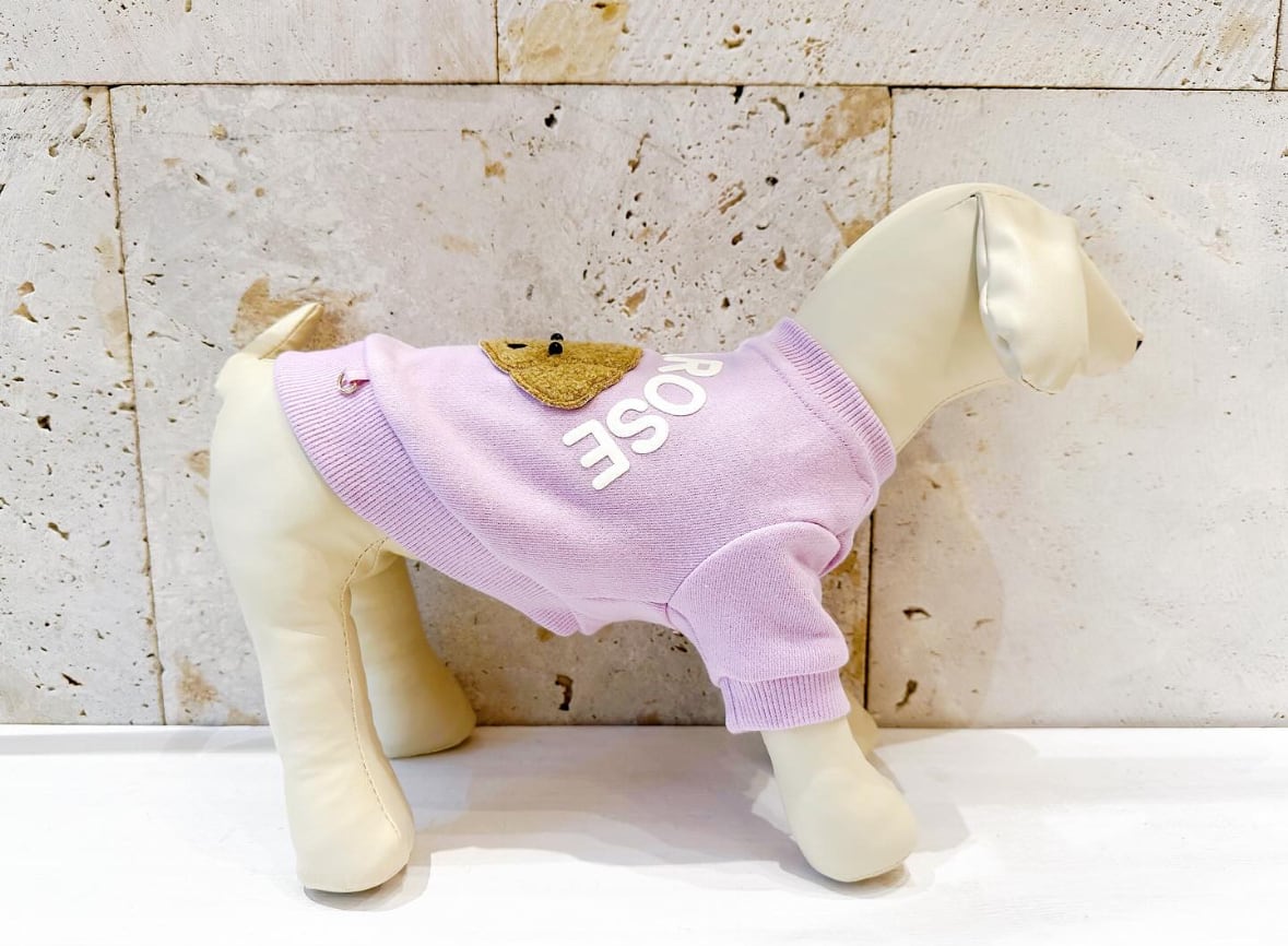 ビッグワッペンパステルトレーナー | DENIM ROSE