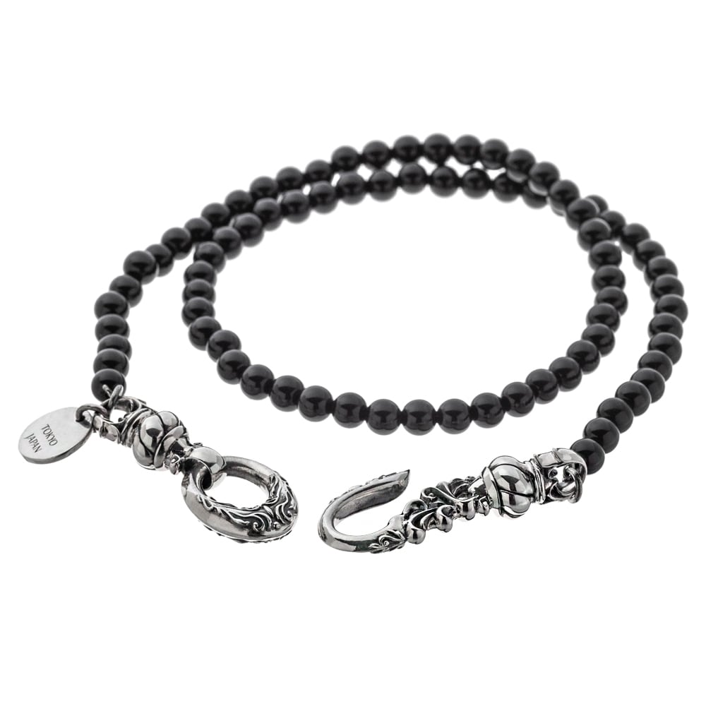クラシカルフックオニキスダブルブレス ACB0122 Classical hook onyx