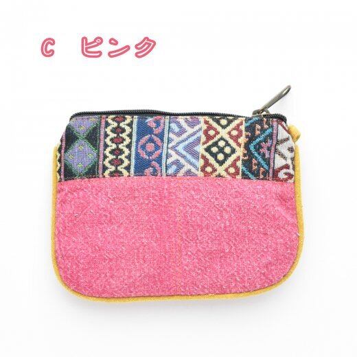 カラフルな民族風ポーチ4点セット カラフルな民族風ポーチ4点セット