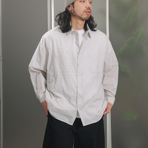 ストライプ・オーバーシルエットシャツA2125