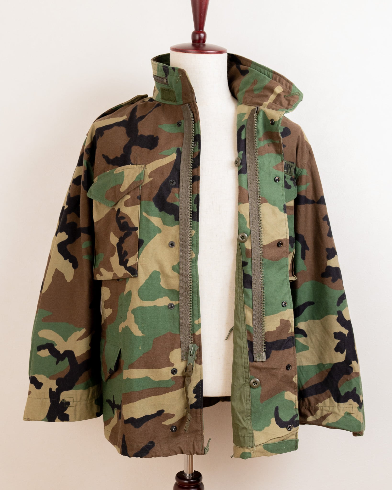 U.S.Army M-65 Field Jacket 4th Model Wood Land Camo M-S 