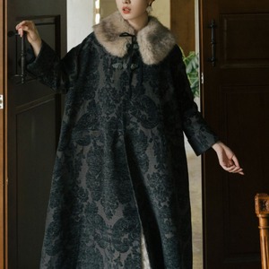 東洋の貴婦人 ファー付きロングコート　M24148