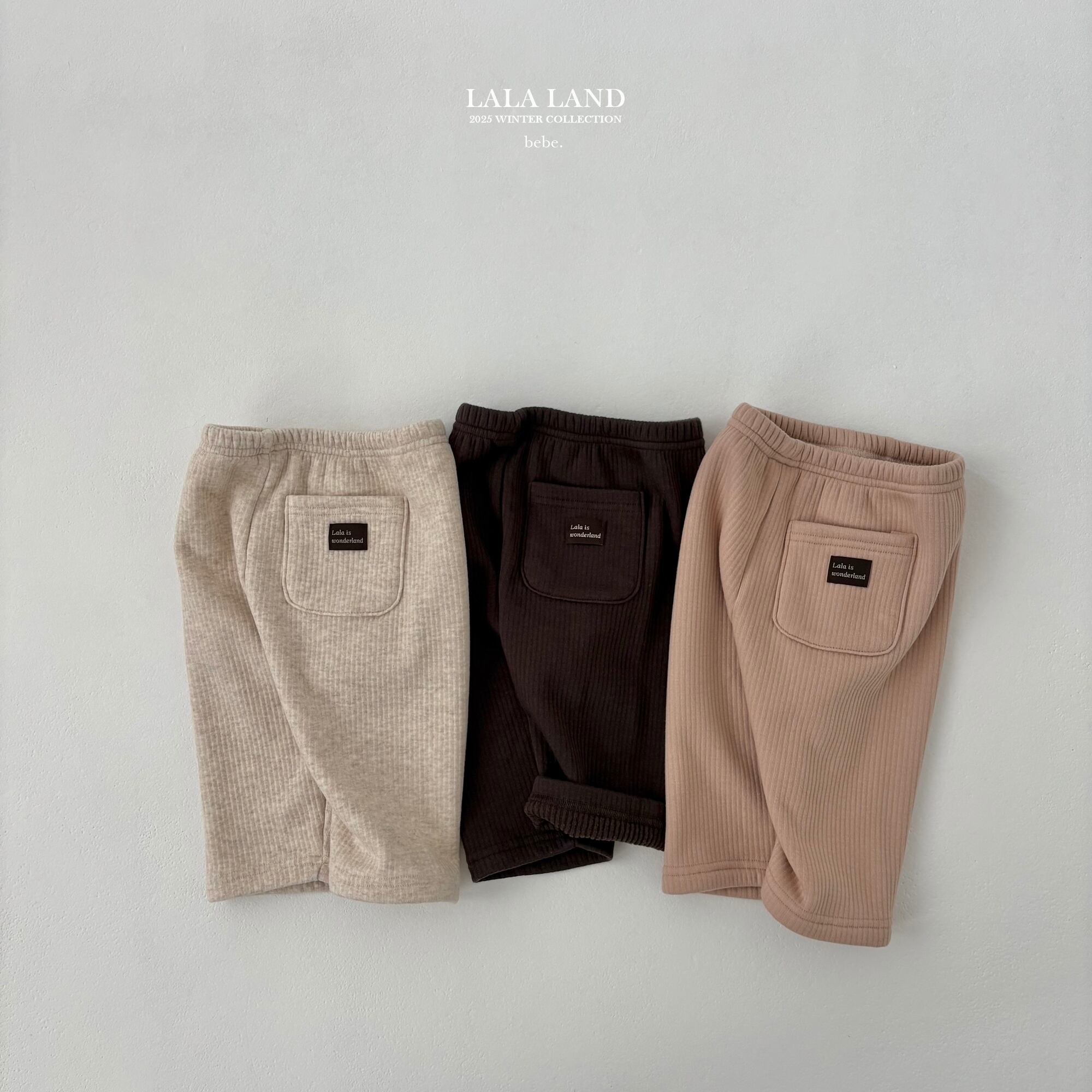 bebe pocket mink pants【lalaland】※12月下旬発送予定