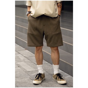 ★WAFFLE PATCH POCKET SHORTS　　　A0716