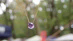 K10YG Amethyst Necklace