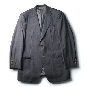 "ARMANI COLLEZIONI" striped 2B wool tailored jacket