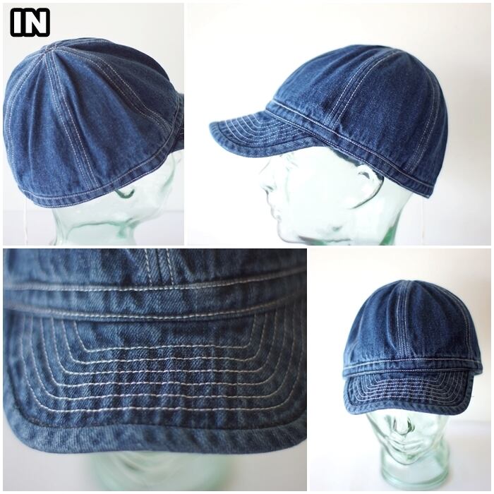 HOUSTON ヒューストン 6680 ARMY CAP デニム アーミーキャップ ワーク