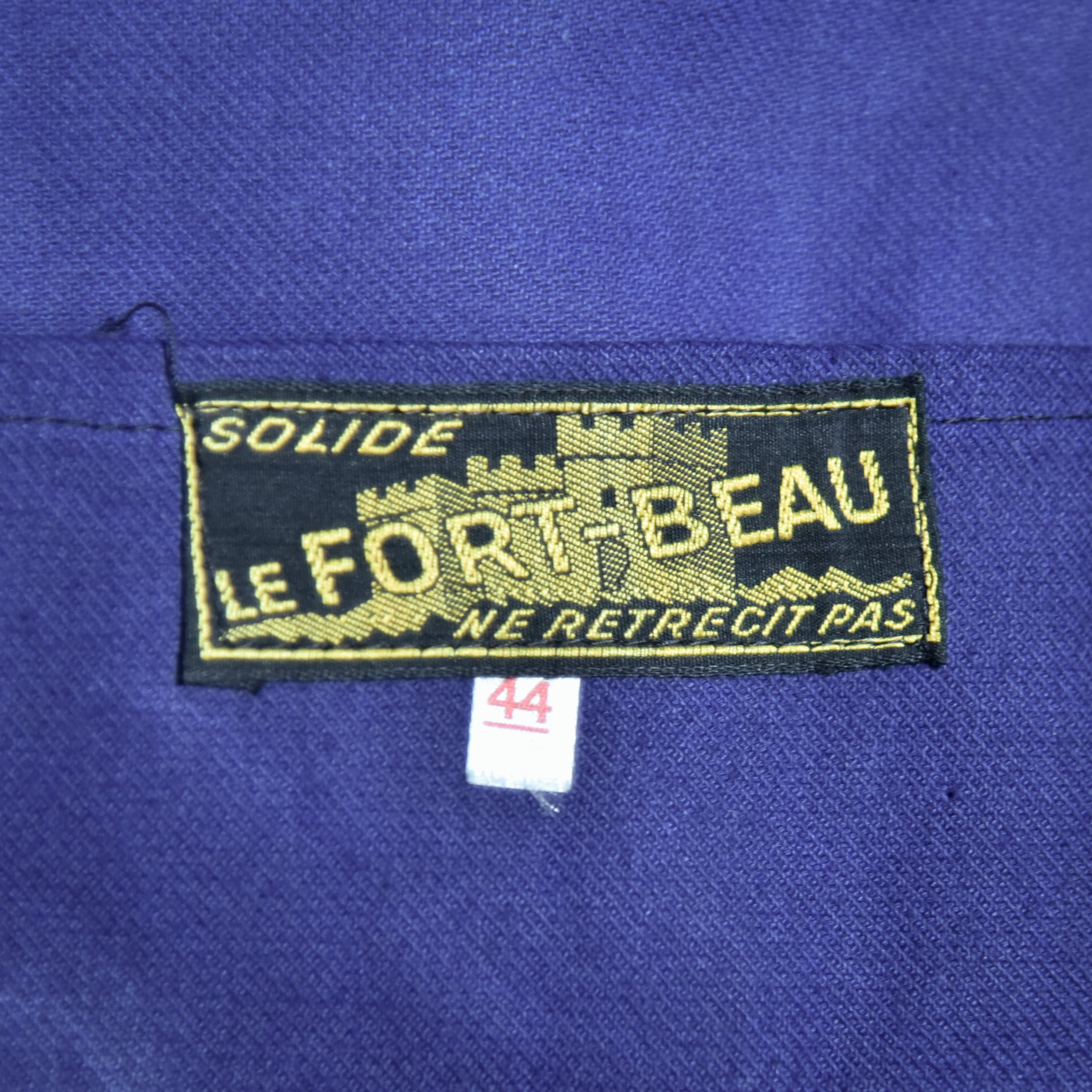 BEAU-FORT カバーオール　フレンチワーク　コットンツイル 50s DEAD STOCK】LE FORT-BEAU 50-60s French Work Twill Coverall
