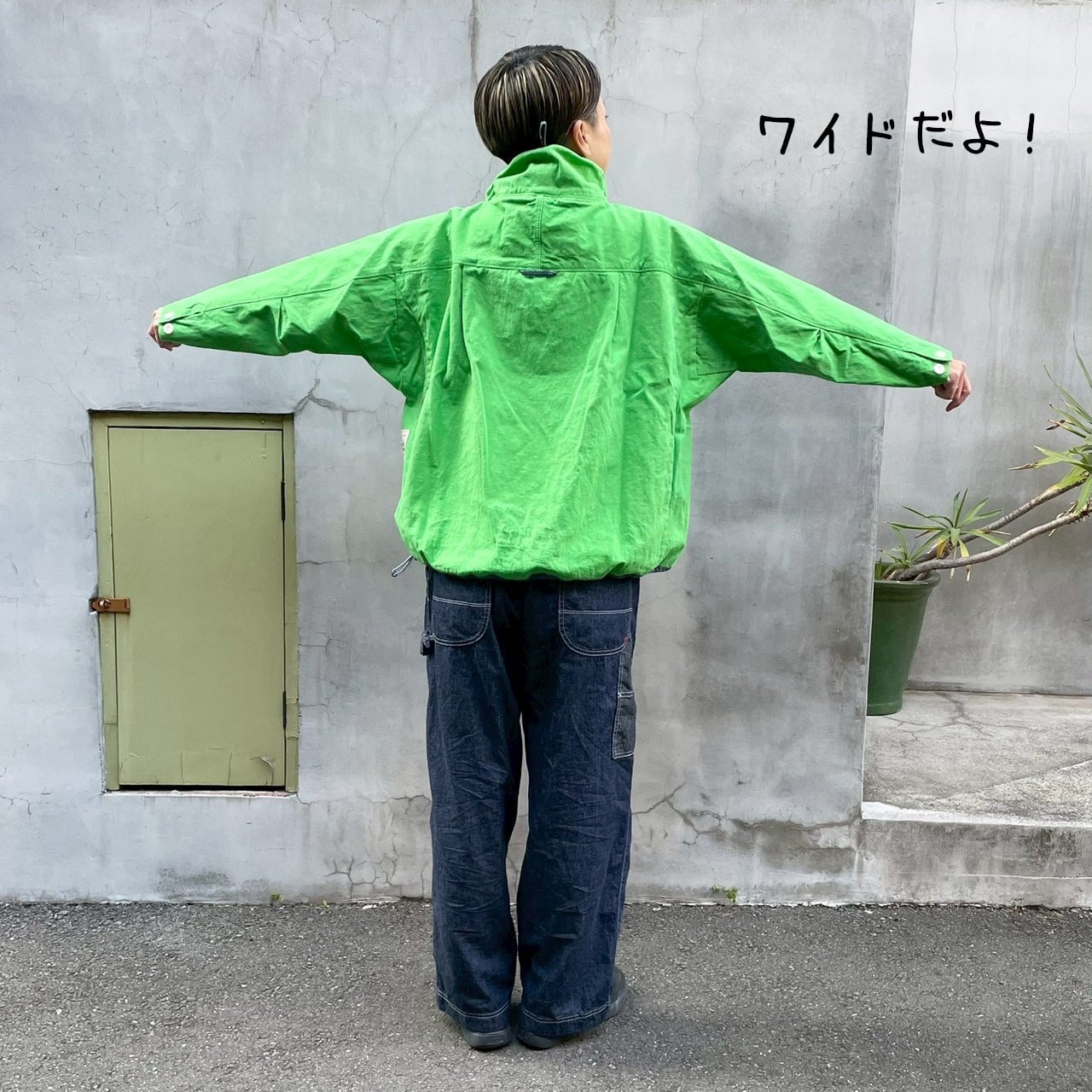 マリネデッキクルーヤッケ HAYATE AfterHoursWear/きれいな色のマリン