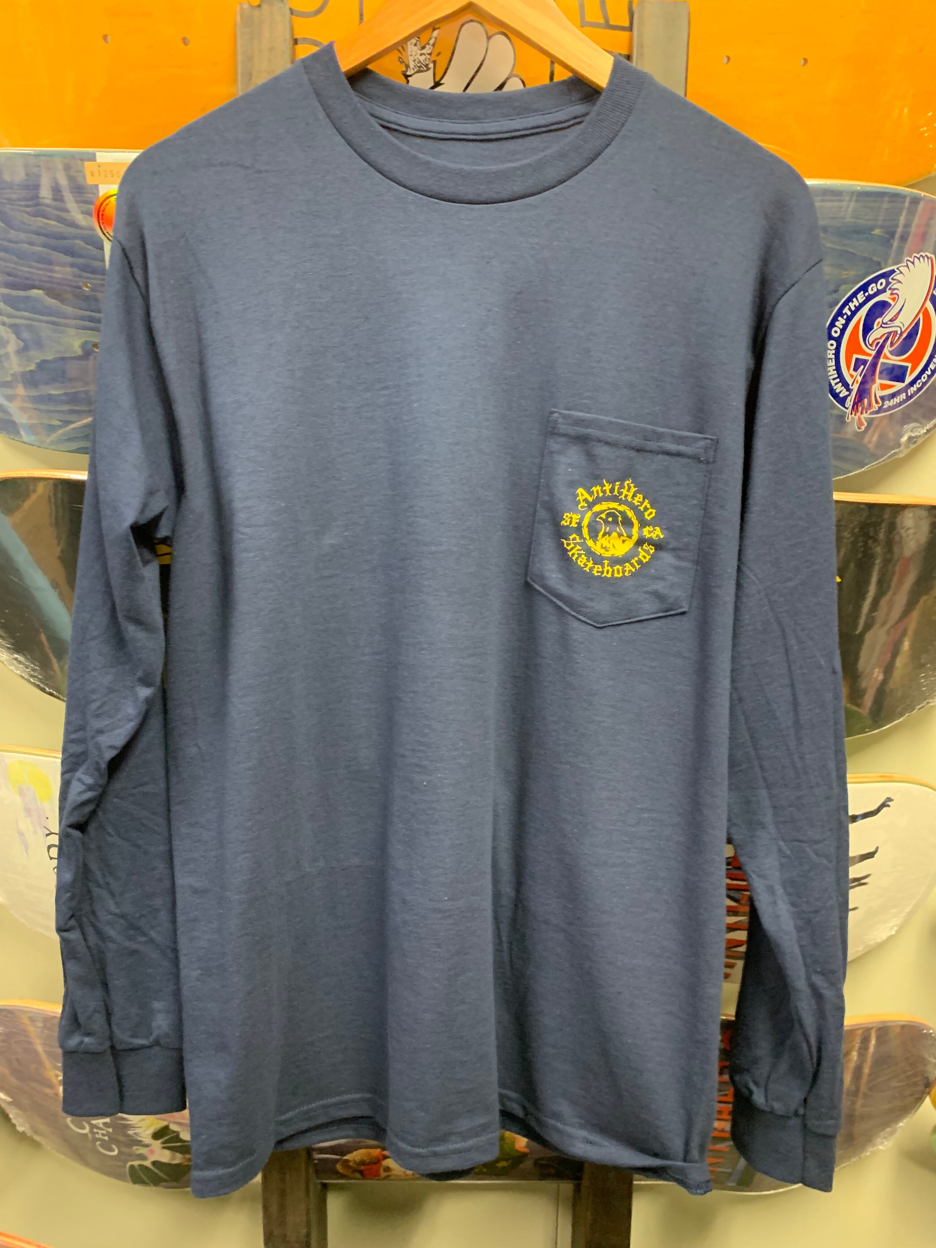 ANTI HERO PIGEON MOTION POCKET L/S Anti-Hero Pigeon Close Up