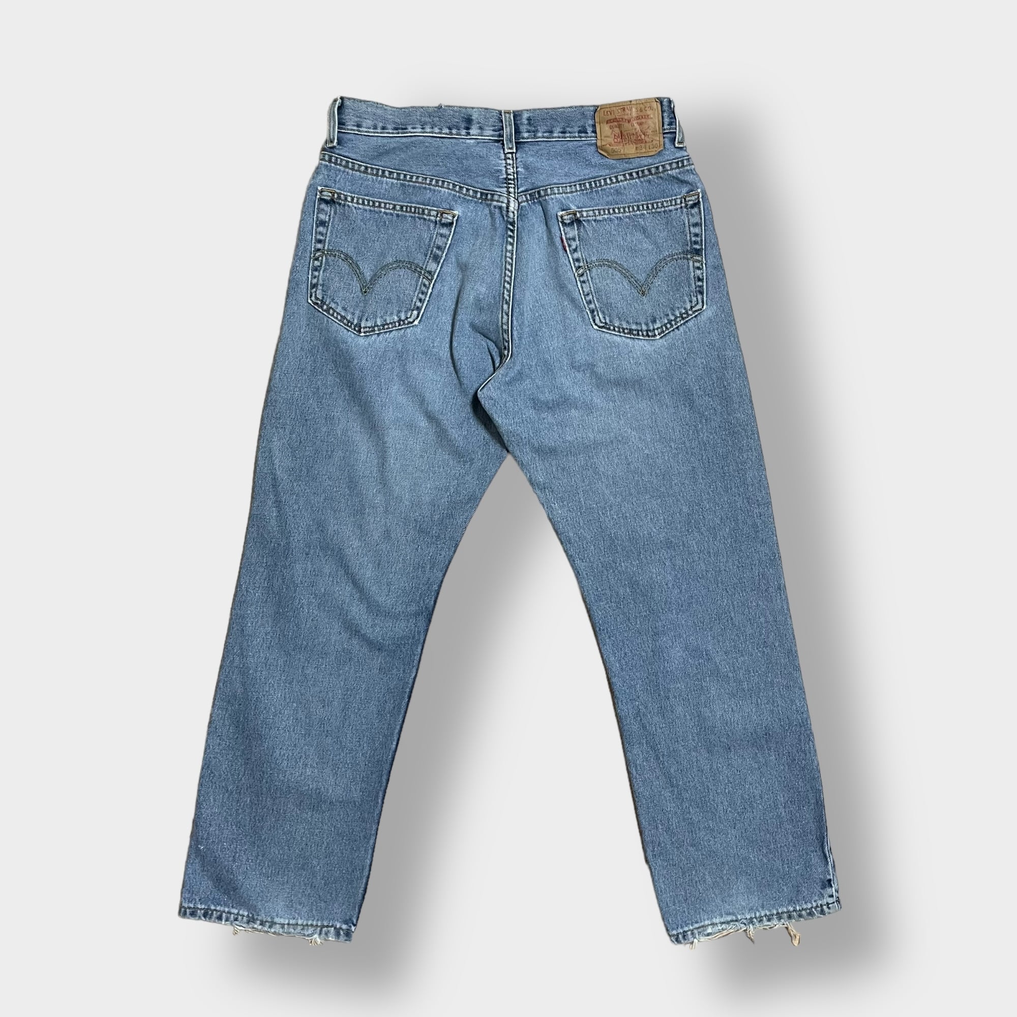 未使用 LEVI'S リーバイス 505 雰囲気抜群 USA W34 x L30 LEVI'S 505 デニム ジーンズ ジーパン W34 L30 ビッグサイズ ダボパン