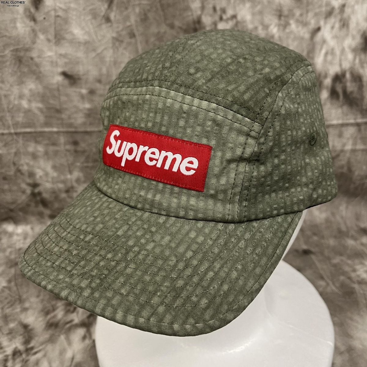 Supreme/シュプリーム【22SS】Washed Seersucker Camp Cap/ウォッシュ ...