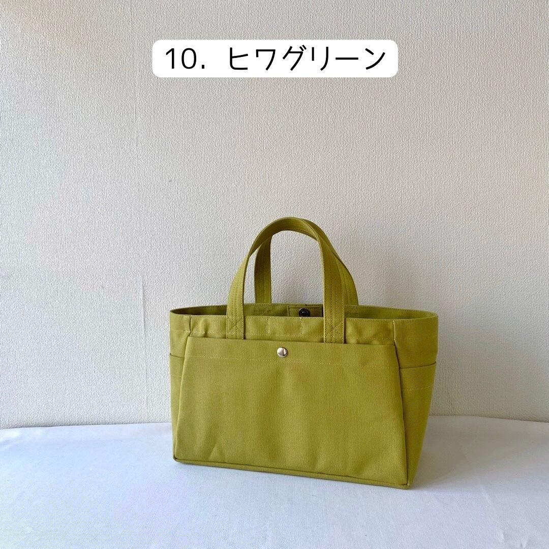 全15色】「ボックストート」横長サイズ／倉敷帆布8号【受注制作