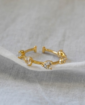 (SV)Heart shape earcuff ring