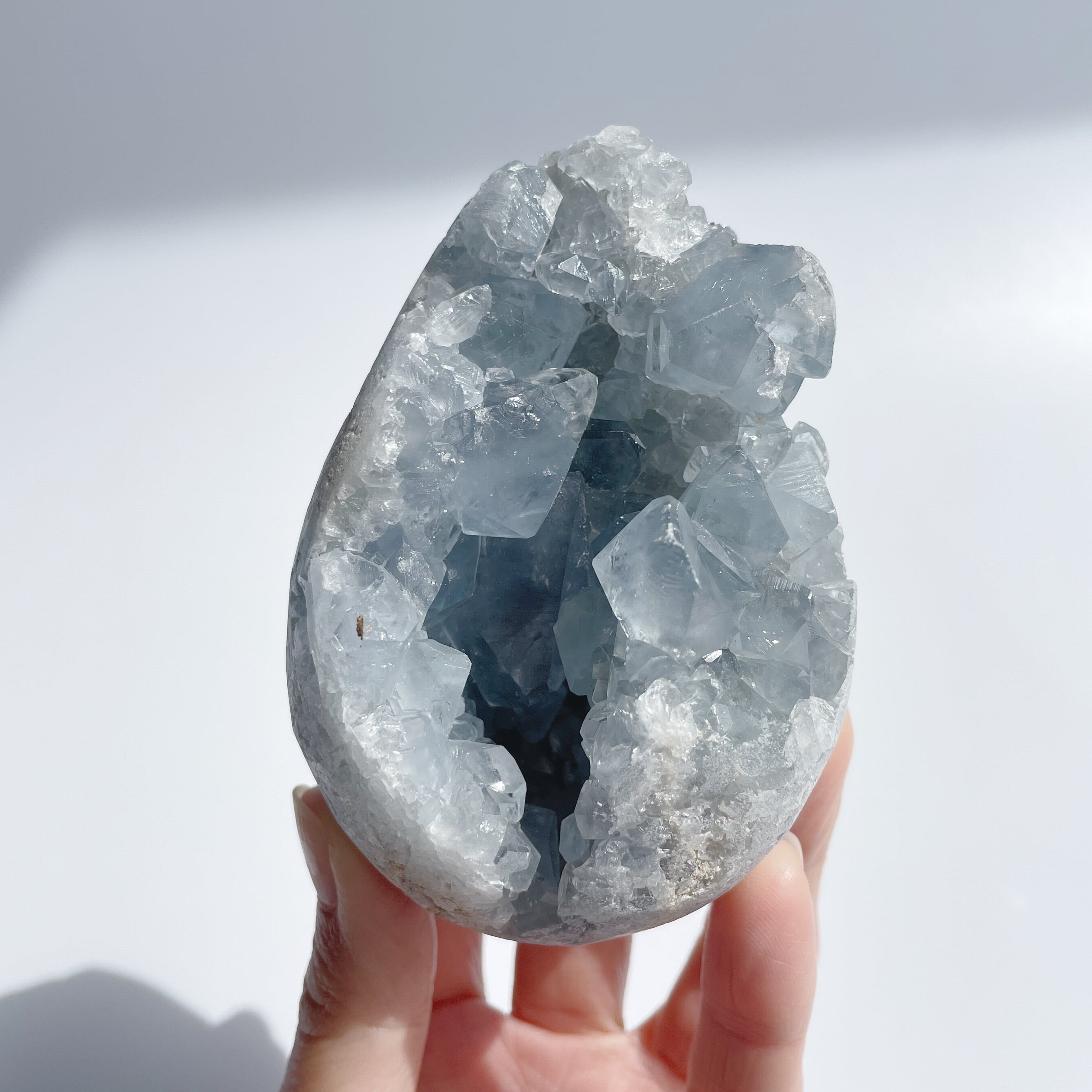 セレスタイト 卵型12♡Celestite♡天然石・原石・パワーストーン