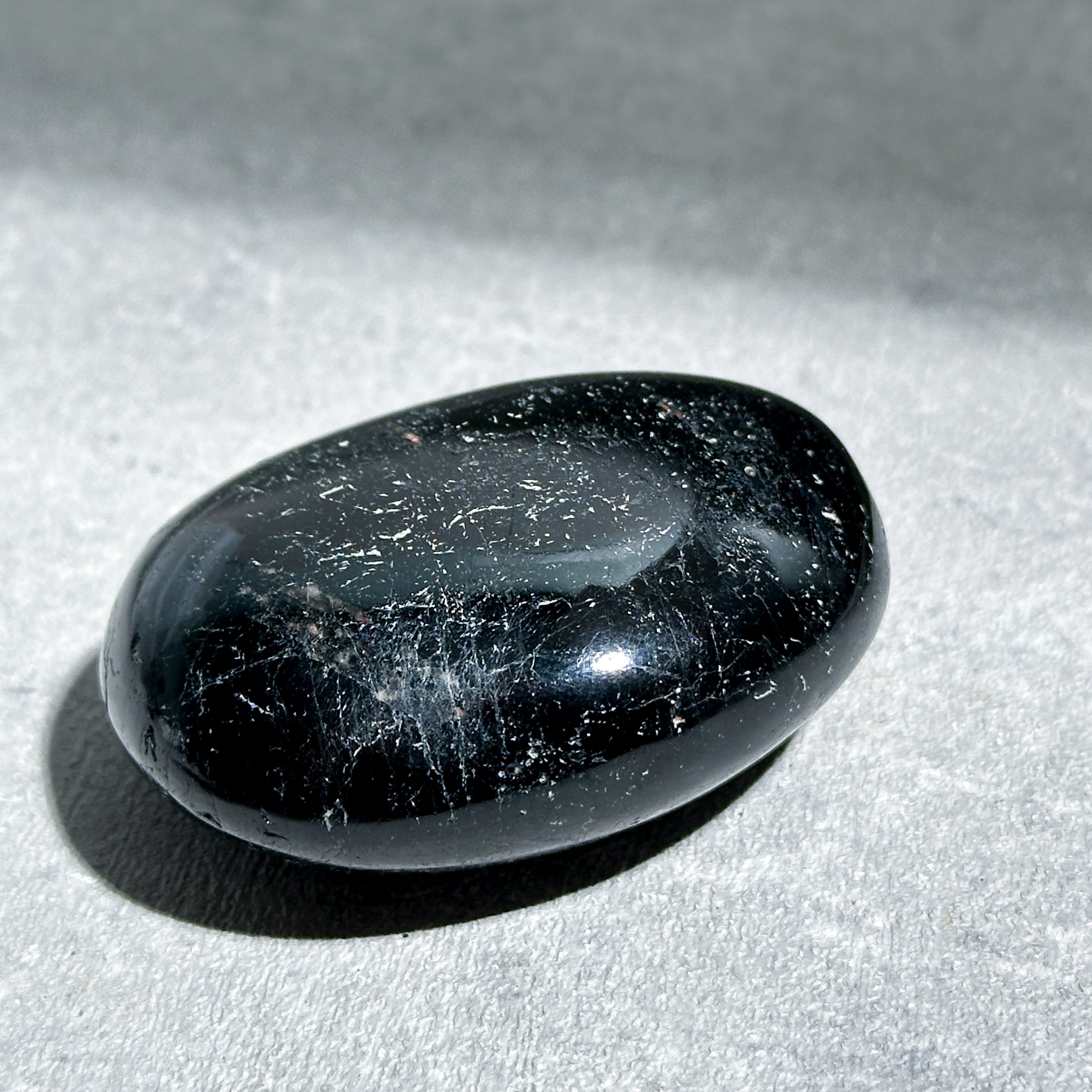 ブラックトルマリン パームストーン43◇ Black Tourmaline ◇天然石
