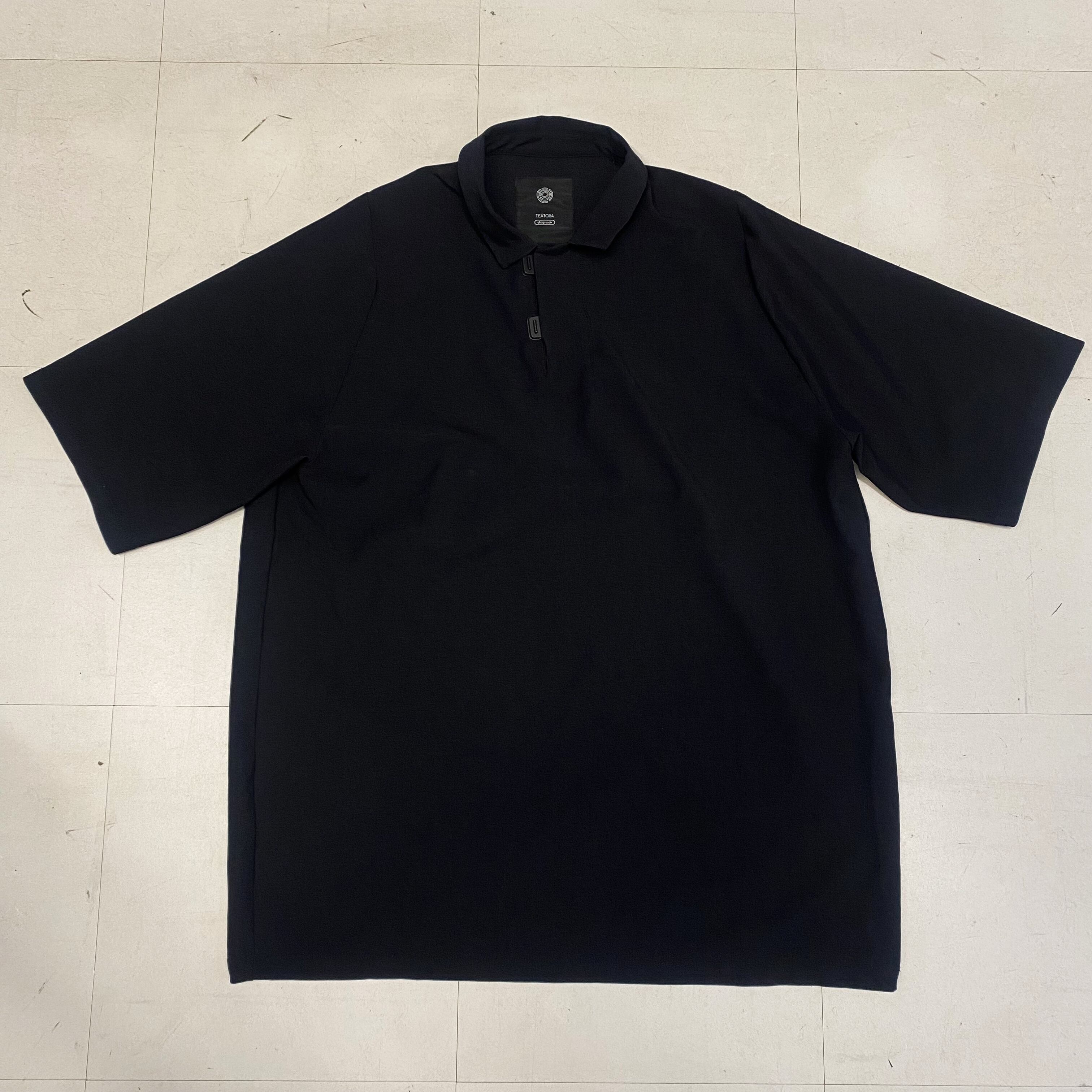 TEATORA テアトラ CAPSULESNAP POLO SHIRT GC 半袖シャツ ブラック 