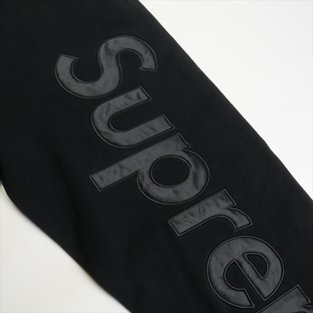 Size【M】 SUPREME シュプリーム 23AW Satin Applique Sweatpant Black 